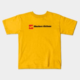 Western Airlines Kids T-Shirt